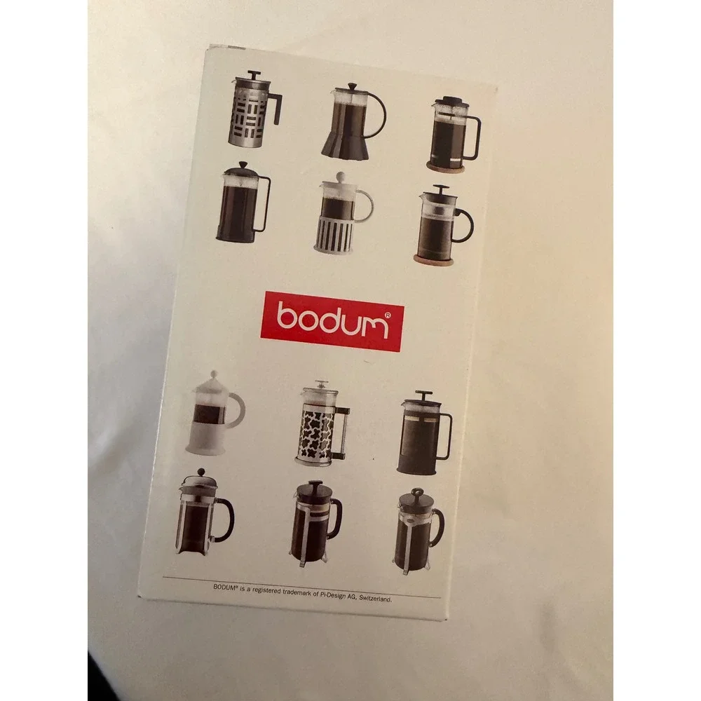 Bodum 1508-10 Spare Glass Beaker 8 Cup 1.0L 34oz French Press Replacement Clear